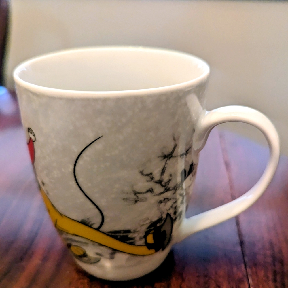 Disney Pluto Merry Christmas Coffee Mug Ice Skating - Picture 6 of 7